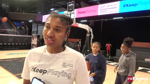 Atlanta Dream partner with Delta Airlines for girl's sports clinic