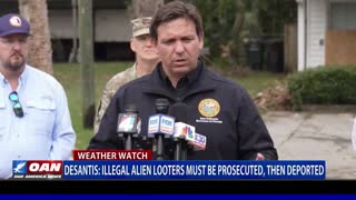 DeSantis: Illegal alien looters must be prosecuted, then deported