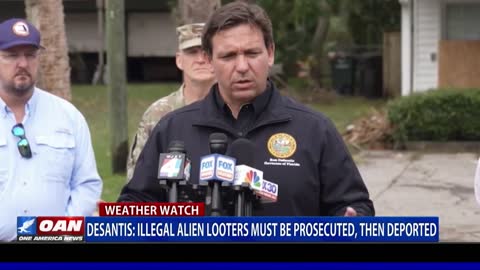 DeSantis: Illegal alien looters must be prosecuted, then deported