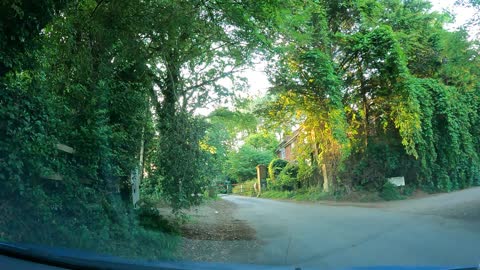 Drive from Donnington castle to Southampton. GoPro speedlapse