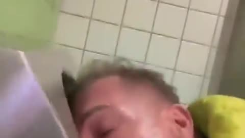 German Politician Licks Toilet Seats