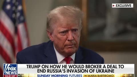 Trump describes how he would end the war in Ukraine