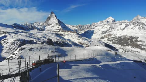 Switzerland Mountains in Winter