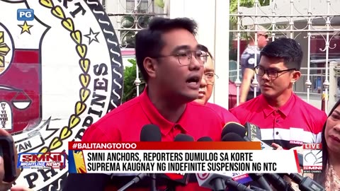 SMNI anchors, reporters dumulog sa Korte Suprema kaugnay ng indefifnite suspension ng NTC