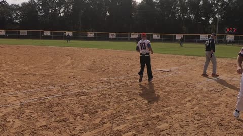 Stonecrest vs Holiday Village/Sun & Fun Senior Softball in Leesburg, Florida