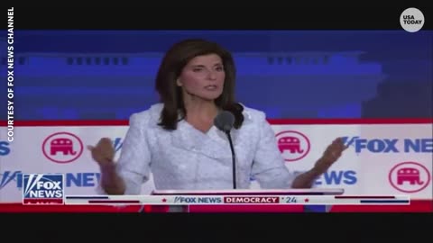 Mike Pence, Nikki Haley spar over federal abortion ban at RNC debate | USA TODAY