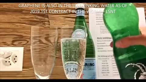 GRAPHENE IN THE BOTTLED WATER, ALSO IN THE UK TAP WATER