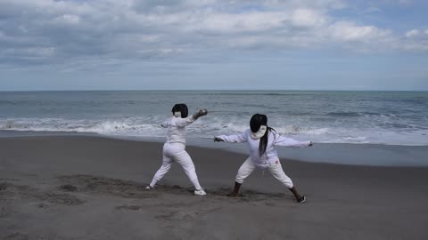 Foil Fencing on Merritt Island