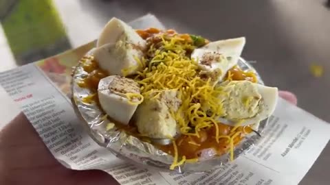 INDIAN RAILWAY 🚂🚂 STREET EGGS SPICY FOOD VIDEO #$/