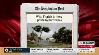 MSNBC repeats debunked claim that “Hurricanes in the Atlantic have become more intense, partly driven by higher sea surface temperatures linked to human-caused climate change"