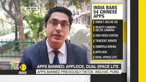 Indian government to ban 54 more Chinese apps | India-China News | World English News |