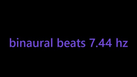 binaural beats 7 44 hz