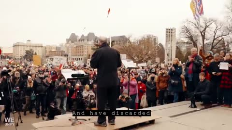 Brian Peckford，加拿大“權利與自由憲章”唯一在世簽署人參加Convoy for freedom 2022 / Victoria BC.發表重要演說～