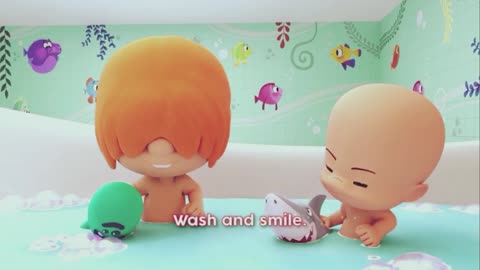Baby baby bath time