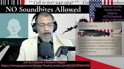 Sunday Livestream Excerpt: State Secession and trust in politics