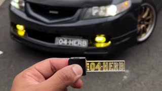 Honda Accord Euro CL9 Custom Rego Keytag (Premium Style 1) showcase! 🔆🔗