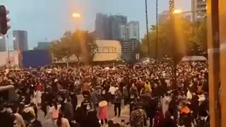 Anti-Lockdown Protests In Wuhan, China