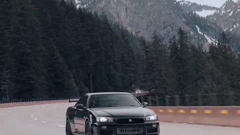 R34 in the mountains!