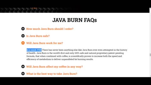 Review Java Burn