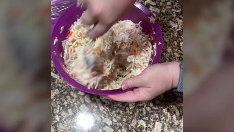 Homemade Creamy Coleslaw