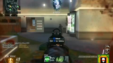 Black Ops 2 Triple Shotgun Kill