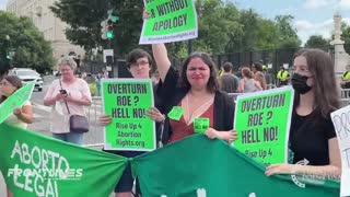 Pro-Choice Protesters MELT DOWN in From of Supreme Court (VIDEO)