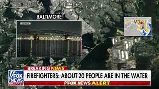 BREAKING NEWS About 20 people in the water after Baltimore bridge collapse