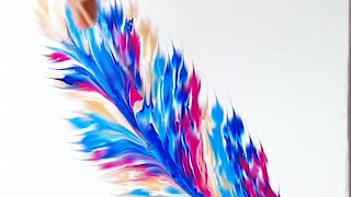 3D feather painting skills, zero basic teaching