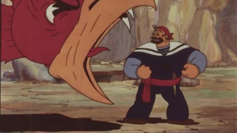 "High Seas Showdown: Popeye vs. Sindbad - Clash of the Titans!"