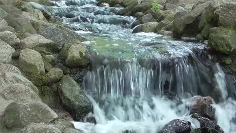 Relaxing waterfall sound