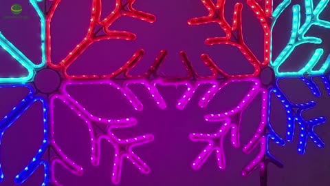 RGB LED Strips Snowflake Lights