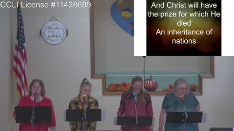 Moose Creek Baptist Church Sing “O Church Arise” During Service 9-25-2022