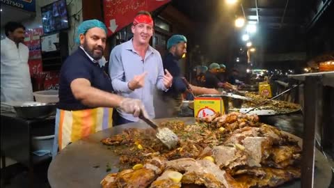 Pakistan Street Food at Night!! Vegans Won’t Survive Here!!-1