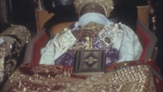 Funeral of Abune Basilios, first Patriarch of Ethiopia, October 16th 1970