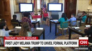 Melania Trump set to announce formal platform in Rose Garden event