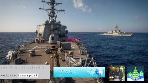 Ships face Houthi-claimed attack in Red Sea as officials say a U.S. warship--