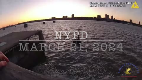 NYPD officers rescue unconscious woman from icy Hudson River waters