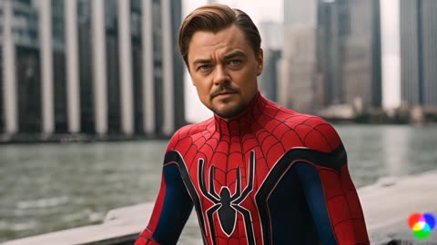 Spider-Man costume and Leonardo DiCaprio