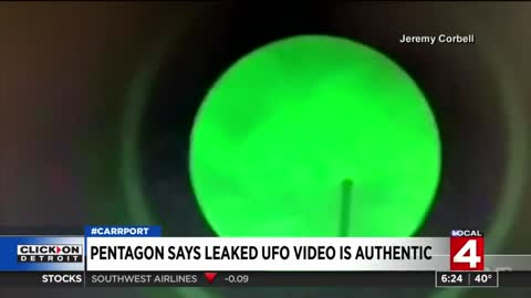 Leaked UFO footage by Pentagon 2021