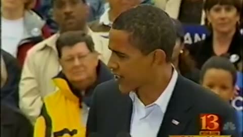 October 8, 2008 - Open to Indianapolis 5 PM News; Barack Obama Visits