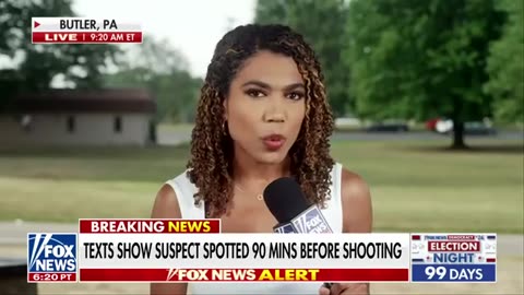Texts reveal suspect was spotted 90 min before Trump shooting