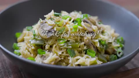 Mushroom Rice Recipe Easy Vegetarian and Vegan Meals Rice Recipes