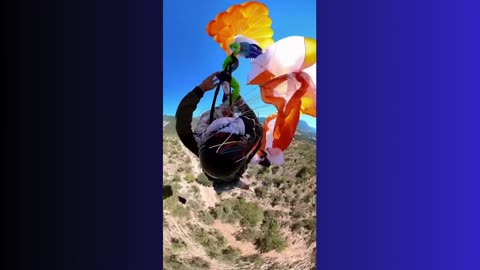 Parachute Won't Open While Skydiving 😱😱😱