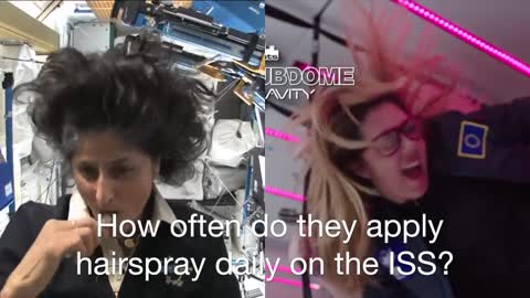 Hair on the ISS is fake