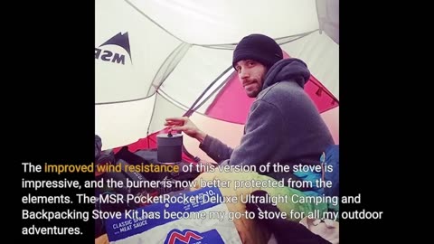 User Reviews: MSR PocketRocket Deluxe Ultralight Camping and Backpacking Stove Kit