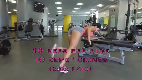 Fitness Model (Michelle Lewin) - Gym Workout Motivation #2