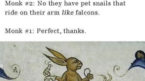 Rabbits #shorts #memes #funny #medieval #rabbit #snail