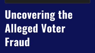 Voter fraud EXPOSED, GBI strategies. MULTI-STATE