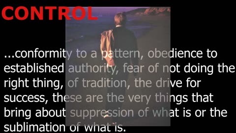 CONTROL 2 by J KRISHNAMURTI // नियन्त्रण क्या है? जे कृष्णमुर्ति 💗😊❤ @0909ald 🧡