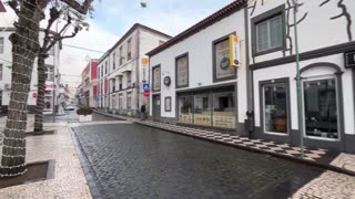 Ponta Delgada Sunday Afternoon Walk - Sao Miguel Azores Portugal - 26.11.2023 #IRL